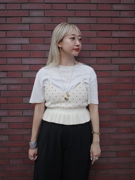 SAKI KAWAMOTOさん（レディース・152cm）の夏コーディネート
