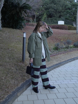 SAKI KAWAMOTOさん（レディース・152cm）の冬コーディネート