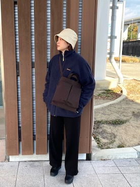 「ITTI（イッチ）のアイテム」を使った、mihiroさん（レディース・156cm）の冬コーディネート