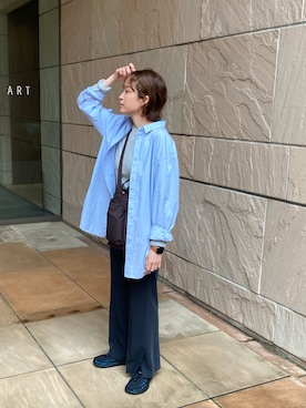 「KEEN（キーン）のアイテム（サンダル、ブラック系）」を使った、mihiroさん（レディース・156cm）の夏コーディネート