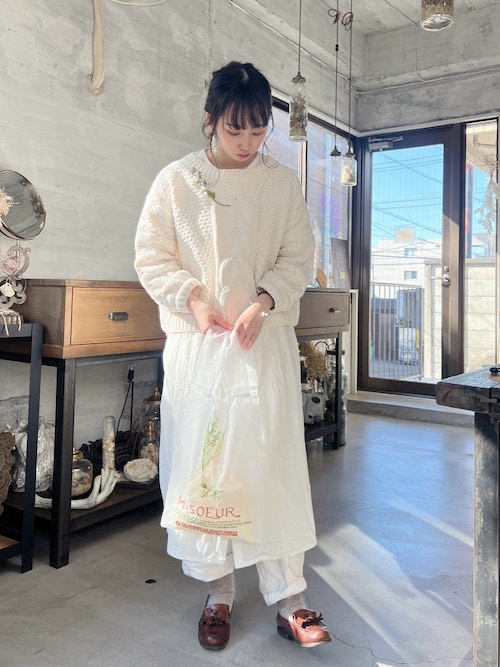 brigitte tanaka × m.soeur】オーガンジーバッグ（エコバッグ