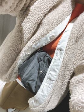 「アイテム（アナログ腕時計、グレー系）」を使った、Nさん（レディース・155cm）の冬コーディネート