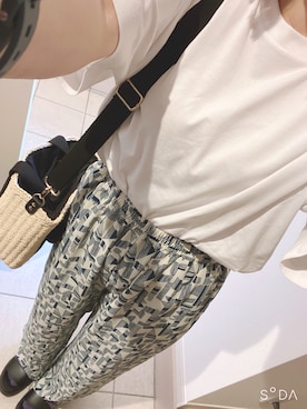 「みんなの白Tフェス」｜「アイテム（アナログ腕時計）」を使った、Nさん（レディース・155cm）の夏コーディネート