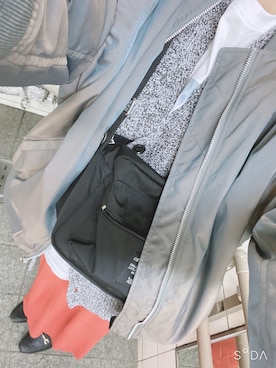 「KBF（ケイビーエフ）のアイテム（ブルゾン）」を使った、Nさん（レディース・155cm）の秋コーディネート