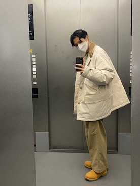 「BEAMS PLUS（ビームスプラス）のアイテム」を使った、KEITAさん（メンズ・178cm）の冬コーディネート