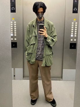 「BEAMS（ビームス）のアイテム（ジャケット/アウター）」を使った、KEITAさん（メンズ・178cm）の夏コーディネート