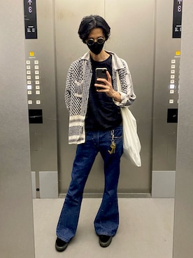 「VAPORIZE（ヴェイパライズ）のアイテム」を使った、KEITAさん（メンズ・178cm）の夏コーディネート