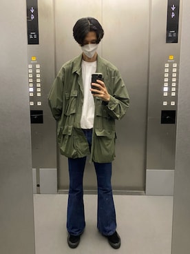 「BEAMS（ビームス）のアイテム（ブルゾン）」を使った、KEITAさん（メンズ・178cm）の夏コーディネート