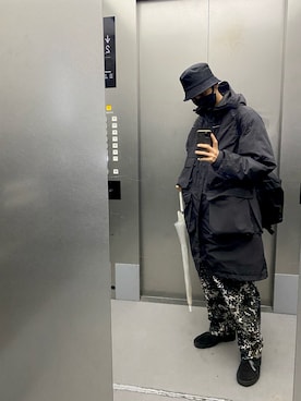 「アイテム（マウンテンパーカー）」を使った、KEITAさん（メンズ・178cm）の春コーディネート