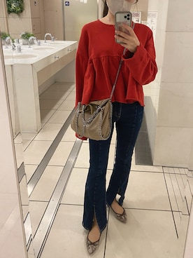 mさん（レディース・157cm）の秋コーディネート