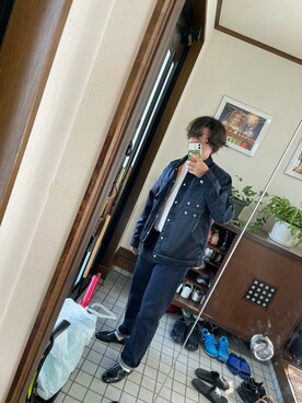 「PORTER（ポーター）のアイテム（ジャケット/アウター）」を使った、 3708knさん（メンズ・173cm）の秋コーディネート