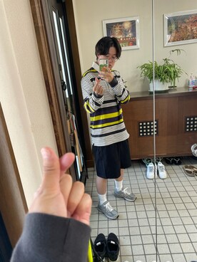 「NEW BALANCE（ニューバランス）のNEW BALANCE / M990 V5 EX（スニーカー、グレー系）」を使った、 3708knさん（メンズ・173cm）の秋コーディネート