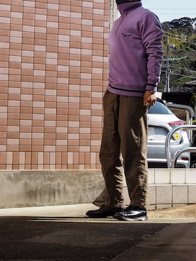「Paul Smith（ポールスミス）のアイテム（スラックス）」を使った、Neustartさん（メンズ・177cm）の春コーディネート