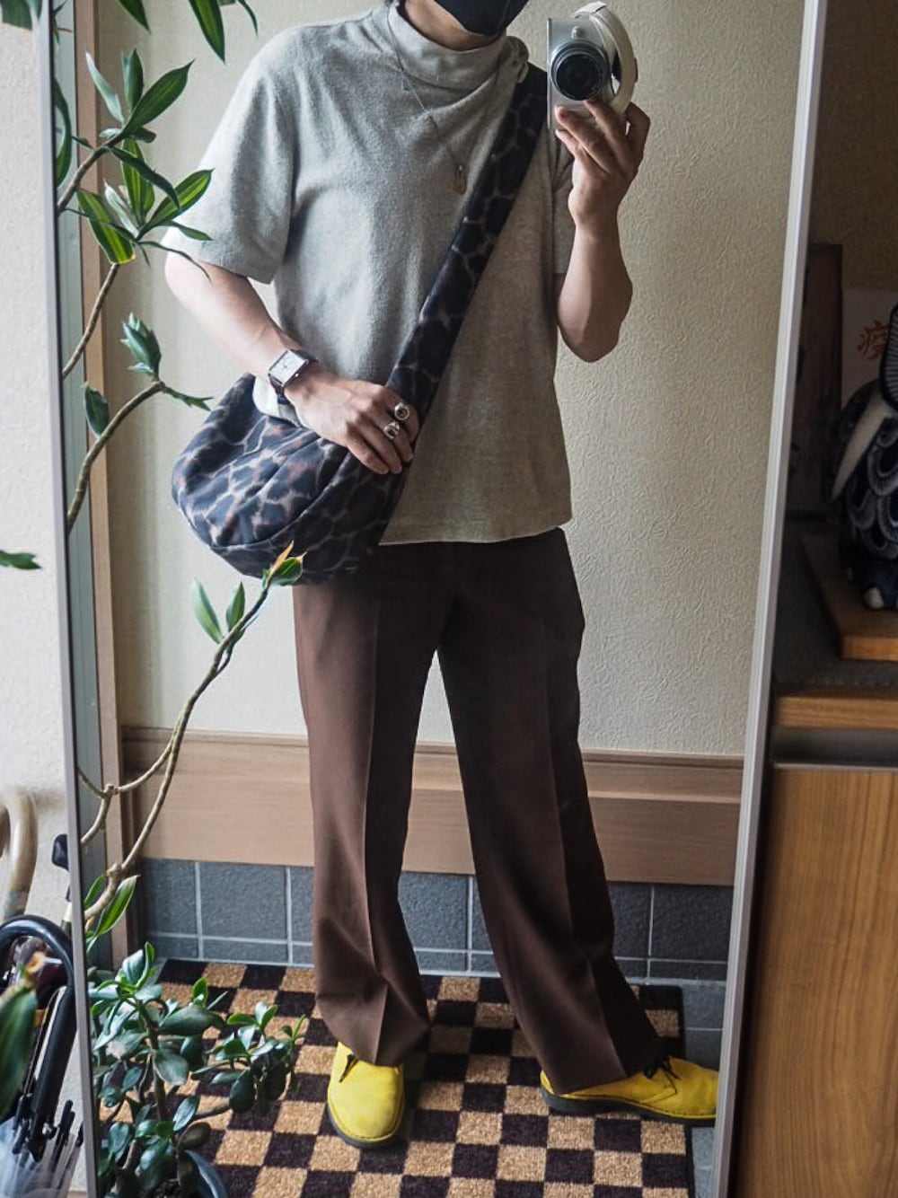 LAD MUSICIAN（ラッドミュージシャン）の「LEOPARD SHOULDER BAG