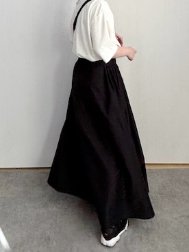 「coca（coca）（コカ）のアイテム（スカート）」を使った、𝘼 𝙆 𝙄さん（レディース・152cm）の夏コーディネート