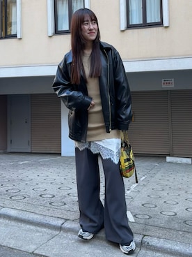 IRIEさん（レディース・162cm）の冬コーディネート