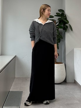 「Omekashi（オメカシ）のアイテム」を使った、IRIEさん（レディース・162cm）の秋コーディネート