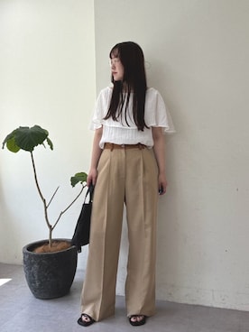 Omekashi（オメカシ）の「ビッグケープブラウス（シャツ/ブラウス