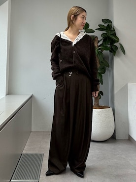 「Omekashi（オメカシ）のアイテム」を使った、IRIEさん（レディース・162cm）の秋コーディネート