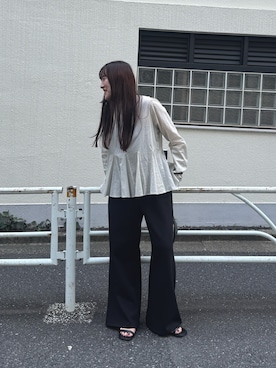 「Omekashi（オメカシ）のアイテム」を使った、IRIEさん（レディース・162cm）の春コーディネート