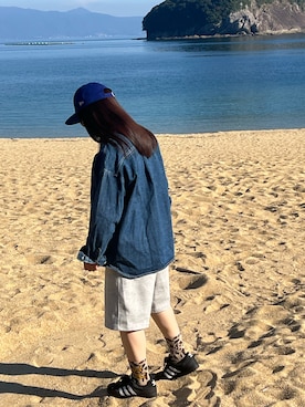 「X-girl（エックスガール）のアイテム」を使った、あこさん（レディース・155cm）の秋コーディネート