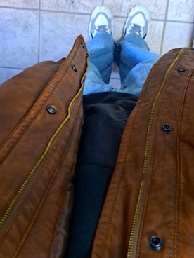 「Wrangler（ラングラー）のアイテム」を使った、snzさん（メンズ・182cm）の冬コーディネート