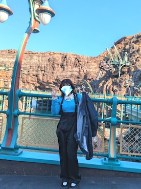 「HeRIN.CYE（ヘリンドットサイ）のアイテム」を使った、うまさんさん（レディース・155cm）の春コーディネート