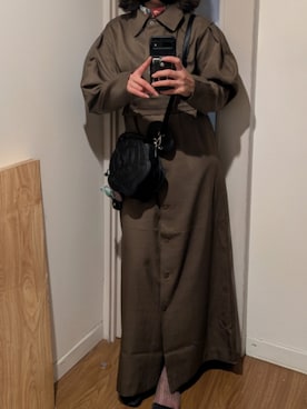 「SLY（スライ）のアイテム（ジャケット/アウター）」を使った、うまさんさん（レディース・155cm）の春コーディネート