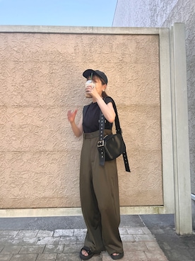 「アイテム（オールインワン・サロペット）」を使った、star.maammiyさん（レディース・155cm）の夏コーディネート