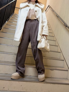 「MICHAEL KORS（マイケルコース）のアイテム」を使った、star.maammiyさん（レディース・155cm）の冬コーディネート