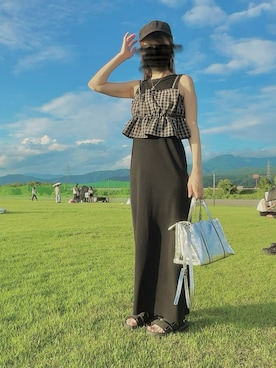 「タンクワンピース」｜star.maammiyさん（レディース・155cm）の夏コーディネート