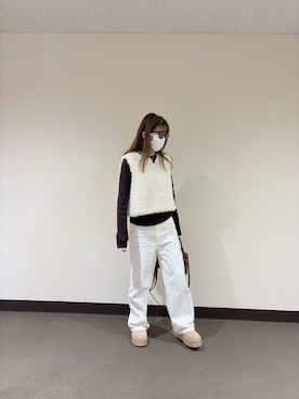 「AMELY（エミリー）のアイテム」を使った、star.maammiyさん（レディース・155cm）の春コーディネート