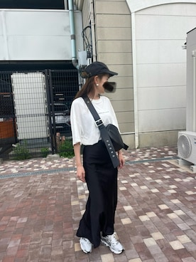 「しまむら（シマムラ）のアイテム（ショルダーバッグ）」を使った、star.maammiyさん（レディース・155cm）の秋コーディネート