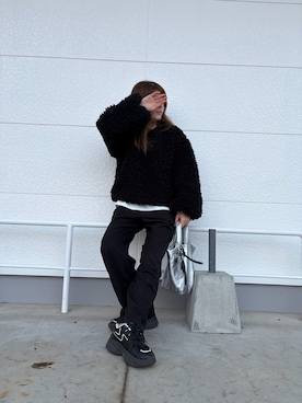 「AMELY（エミリー）のアイテム」を使った、star.maammiyさん（レディース・155cm）の冬コーディネート