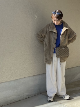 「アイテム（ピアス（両耳用））」を使った、jemilemoさん（レディース・153cm・40代）の冬コーディネート