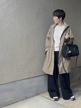 「アイテム（ニット/セーター）」を使った、jemilemoさん（レディース・153cm・40代）の秋コーディネート