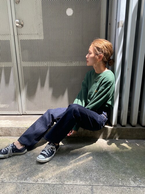 Ungrid立花蘭さんのデニムパンツを使ったコーディネート Zozotown