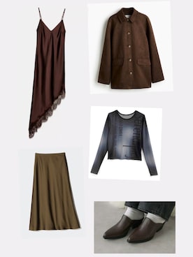 「H&M（エイチ・アンド・エム）のアイテム（ジャケット/アウター）」を使った、すみすさん（レディース・157cm）の春コーディネート