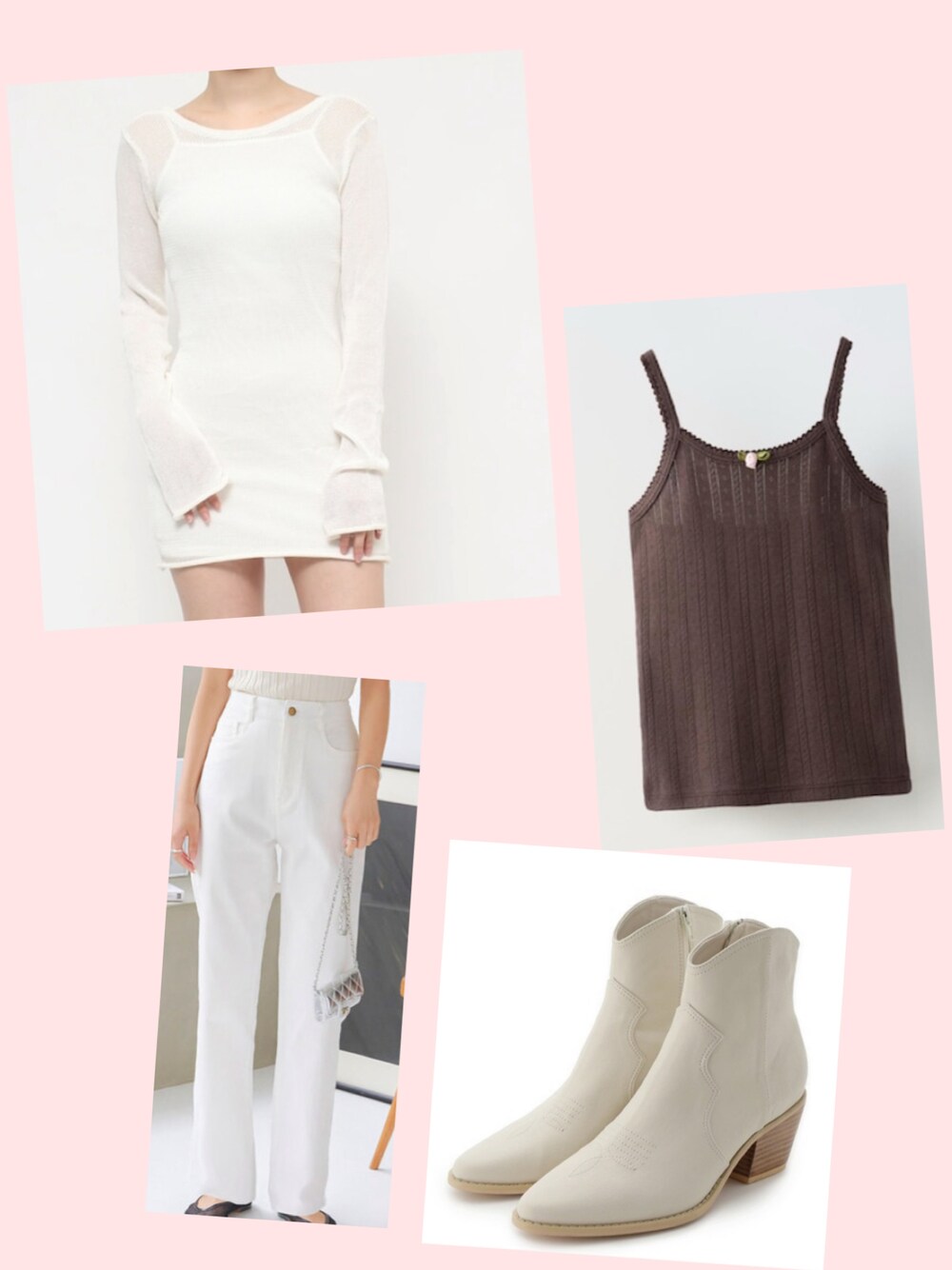「EVRIS、ZARA、Lily Brown、KOBE LETTUCE、Dr.Martens、大人カジュアルコーデ、秋先取りコーデ、シンプルスタイル、ホワイトコーデ、きれいめカジュアル」｜「ZARAの0/9007/721/700/36（キャミソール、ブラウン系）」を使った、すみすさん（レディース・157cm）の秋コーディネートの1枚目の写真
