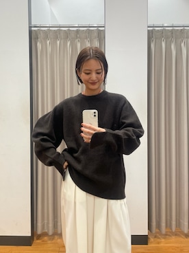 「LAATO（ラート）のアイテム」を使った、ちほさん（レディース・163cm）の冬コーディネート