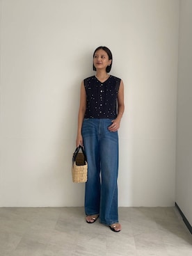 URBAN RESEARCHのベストを使った人気ファッションコーディネート