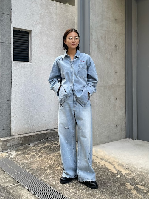 別注』PICCADILLY×URBAN RESEARCH 刺繍デニムパンツ（デニムパンツ