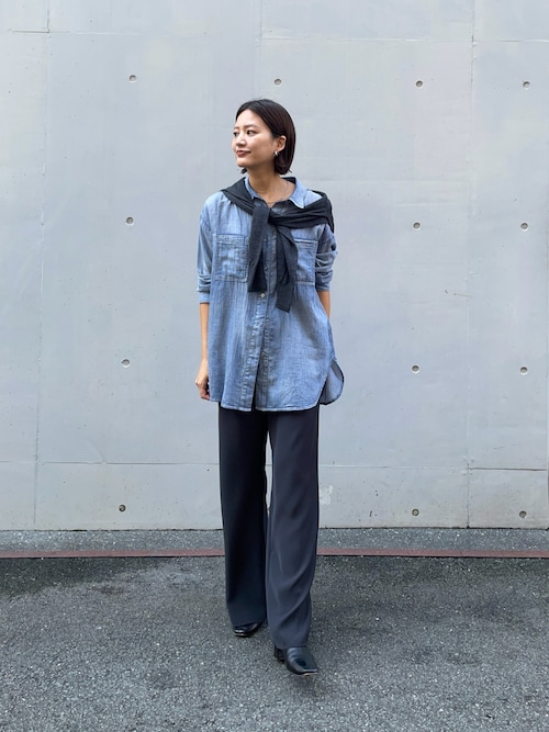 セール】シアーデニムシャツ（シャツ/ブラウス）｜URBAN RESEARCH