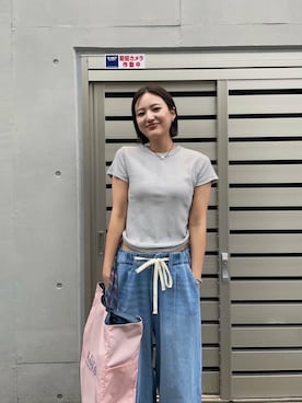 「URBANRESEARCH」｜「アイテム（アクセサリー）」を使った、chihoさん（レディース・163cm）の夏コーディネート