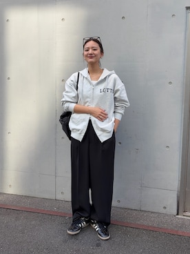 「LOTTO（ロット）のアイテム」を使った、ちほさん（レディース・163cm）の春コーディネート