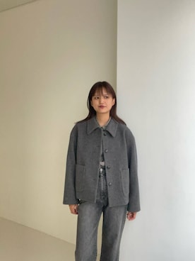 「イチ推しデニムコーデ」｜ちほさん（レディース・163cm）の秋コーディネート