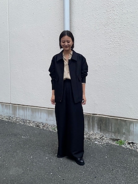 「アイテム（その他アウター）」を使った、ちほさん（レディース・163cm）の秋コーディネート