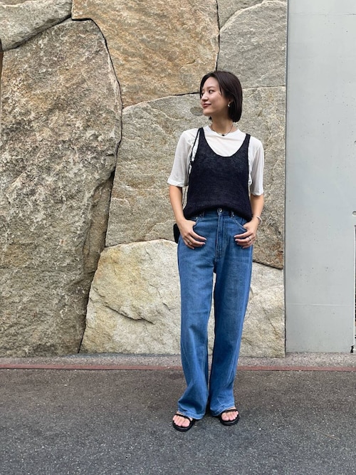 new basic　ドライツイストシアーTシャツ