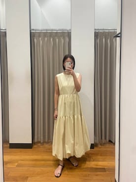 「初夏のお出掛けコーデ」｜「アイテム（ワンピース/ドレス）」を使った、chihoさん（レディース・163cm）の春コーディネート