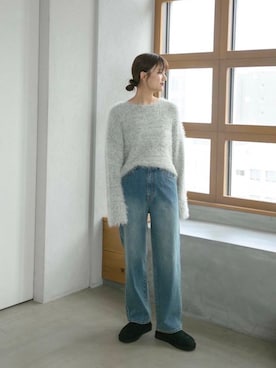 「UGG（アグ）の『WEB限定』UGG　CLASSIC ULTRA MINI（ブーツ）」を使った、ちほさん（レディース・163cm）の秋コーディネート